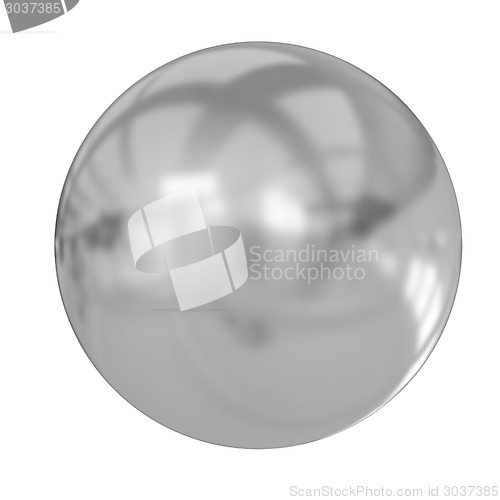 Image of Gold Ball 3d render 