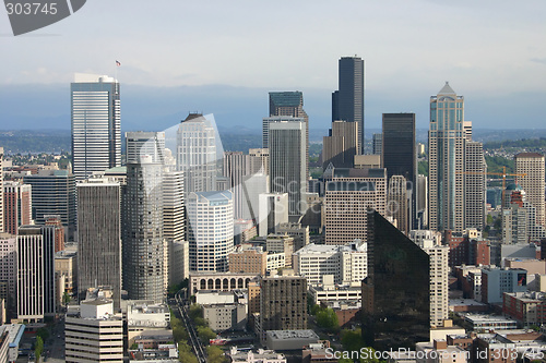 Image of Seattle downtown view