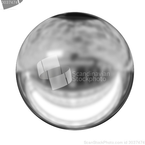 Image of Gold Ball 3d render 