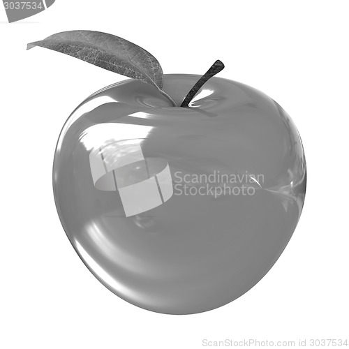 Image of Green apple, isolated on white background 
