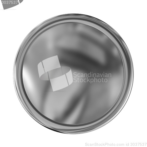 Image of Golden Web button isolated on white background