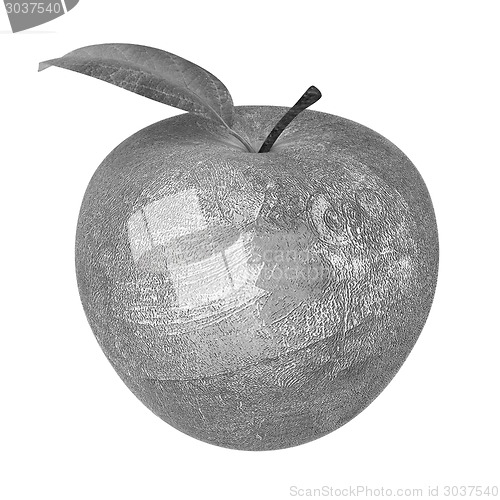 Image of apple made ??of stone