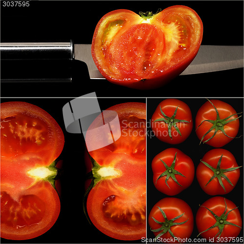 Image of tomatoes collage