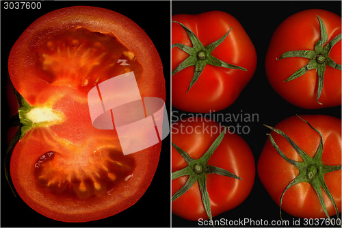 Image of tomatoes collage