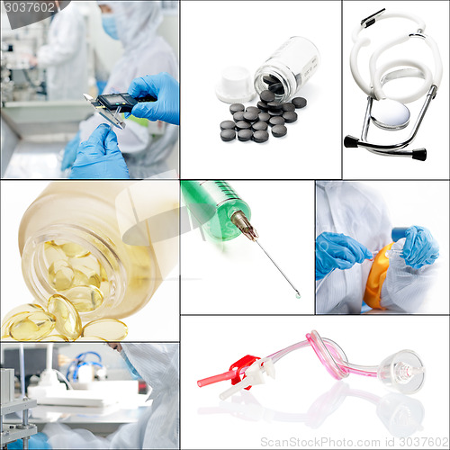 Image of medical collage
