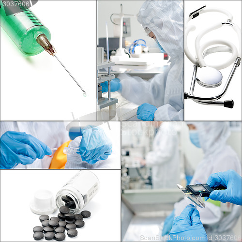 Image of medical collage