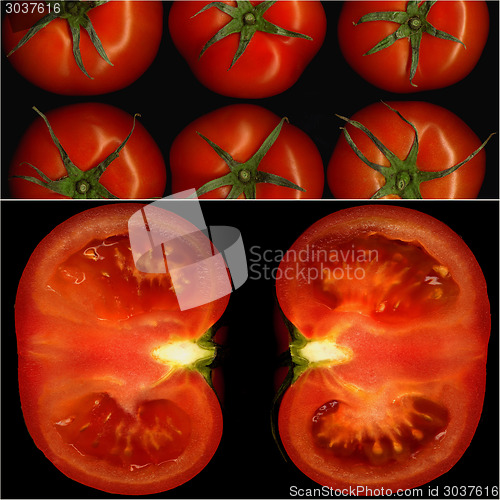 Image of tomatoes collage