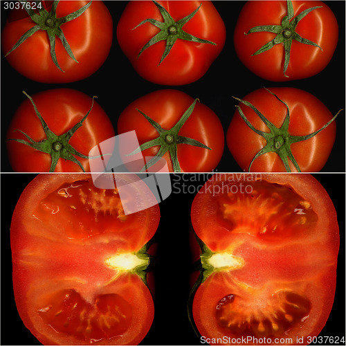 Image of tomatoes collage