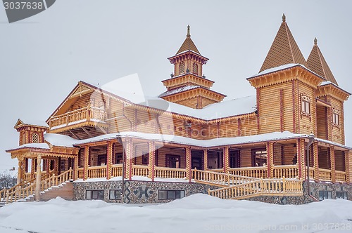 Image of Museum of wooden architecture. Russia