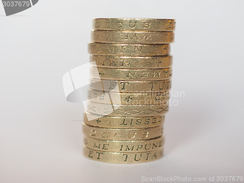 Image of Pound coin pile