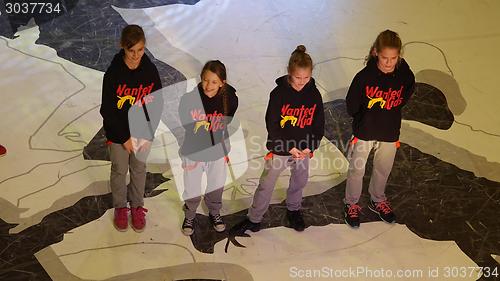 Image of Children participating in "Dancing tournament" 