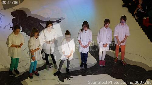 Image of Children participating in "Dancing tournament" 