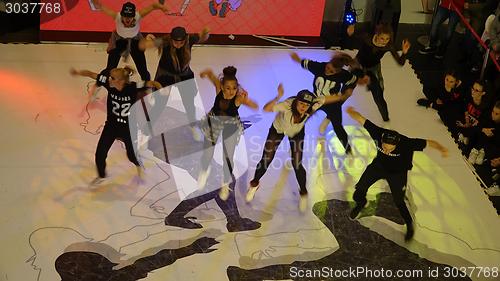 Image of Children participating in "Dancing tournament" 