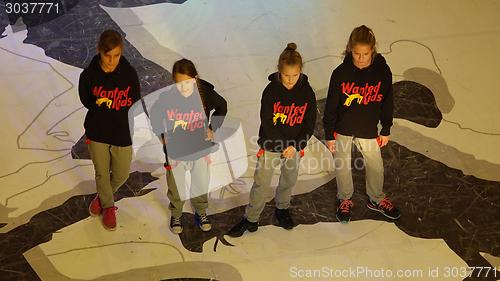 Image of Children participating in "Dancing tournament" 