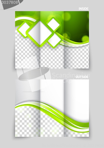 Image of Tri-fold brochure template design