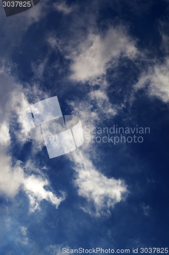 Image of Blue sky with clouds