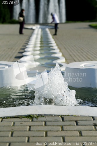 Image of beautiful fountains