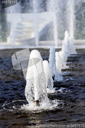 Image of beautiful fountains