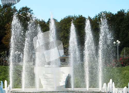 Image of beautiful fountains