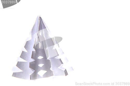 Image of paper christmas tree