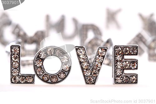 Image of love (diamond letters) 