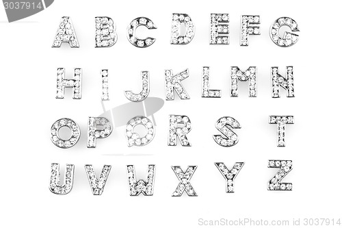 Image of briliant letters (alphabet)