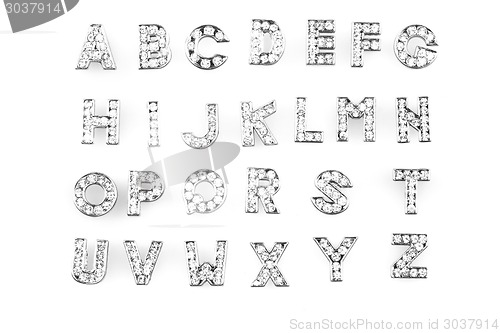 Image of briliant letters (alphabet)
