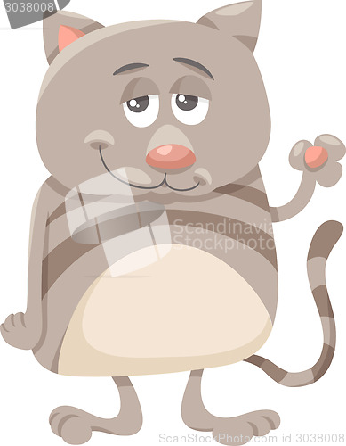 Image of cat character cartoon illustration
