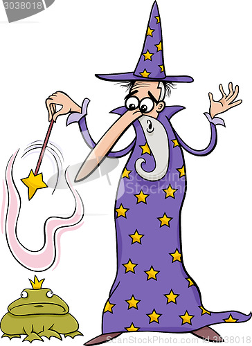 Image of wizard fantasy cartoon illustration