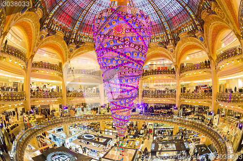 Image of Galeries Lafayette warehouse, Paris, France.