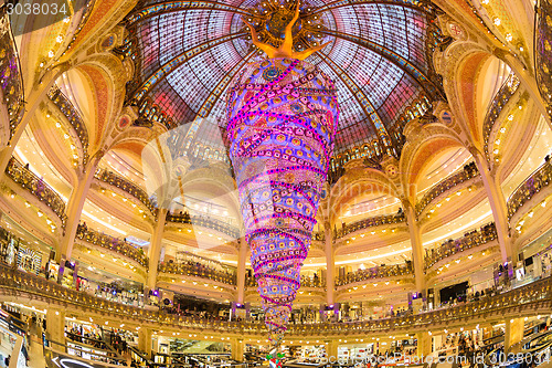 Image of Galeries Lafayette warehouse, Paris, France.