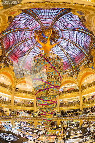 Image of Galeries Lafayette warehouse, Paris, France.