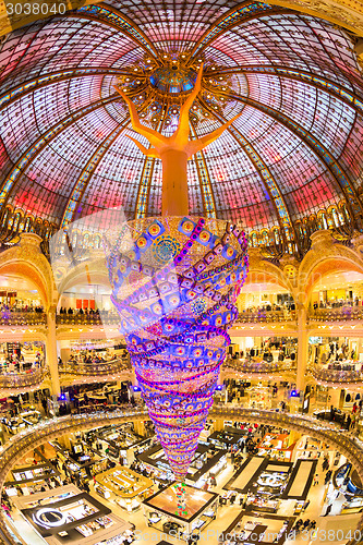 Image of Galeries Lafayette warehouse, Paris, France.