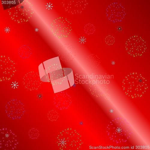 Image of red paper effect background