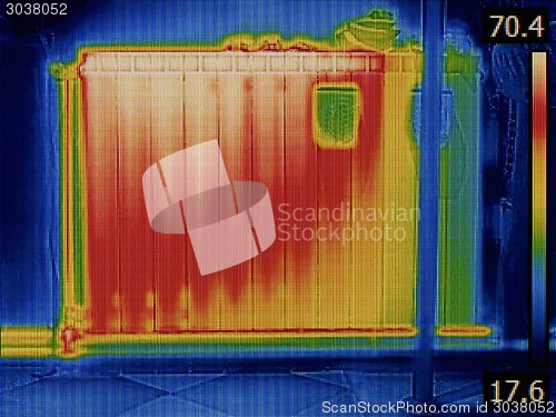 Image of Radiator Heater Thermal Image