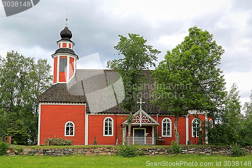 Image of The wooden church of Metsamaa, Loimaa, Finland 