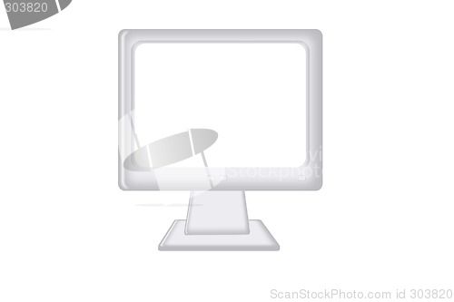 Image of Isolated LCD monitor