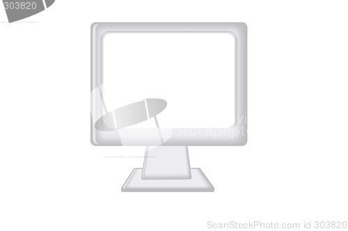 Image of Isolated LCD monitor