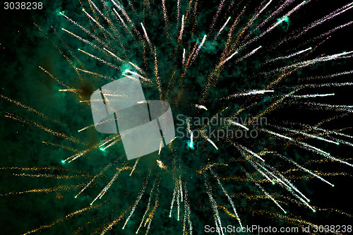 Image of Fireworks in the night sky