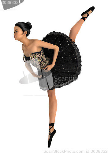 Image of Asian Female Ballet Dancer