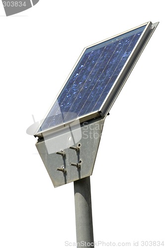 Image of Isolated solar battery