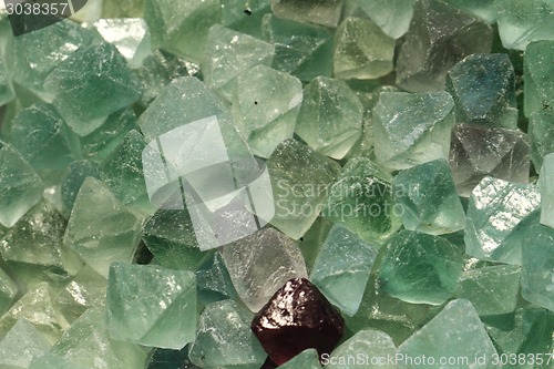 Image of fluorite mineral collection