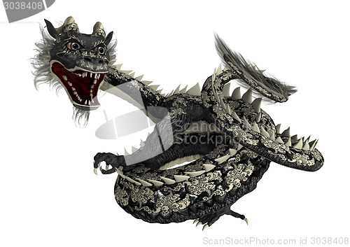 Image of Black Eastern Dragon