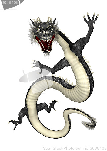 Image of Black Eastern Dragon