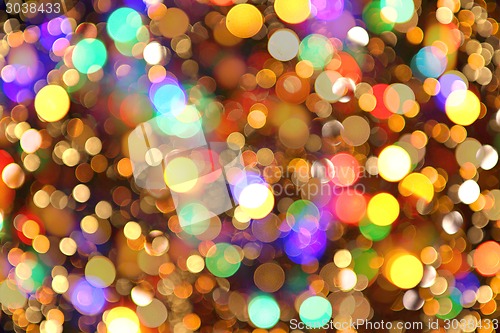 Image of christmas lights background