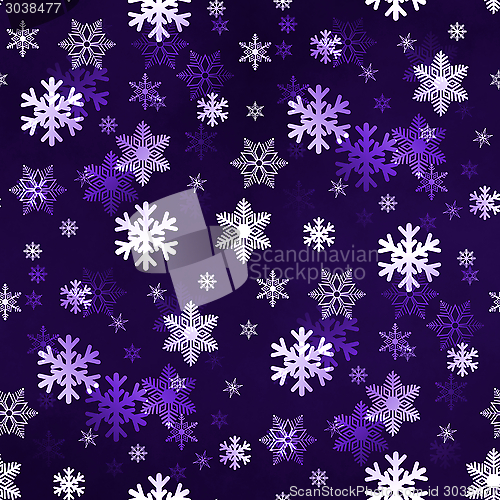 Image of Dark Lilac Snowflakes