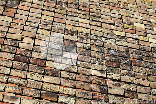 Image of  old  tile roof