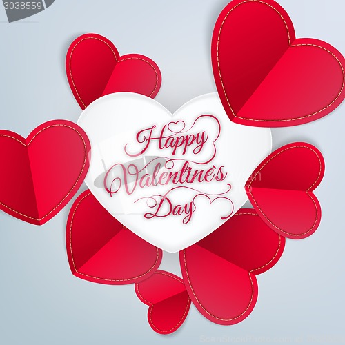 Image of Valentine's day abstract background. EPS 10