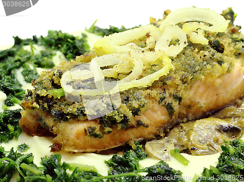 Image of Fried salmon