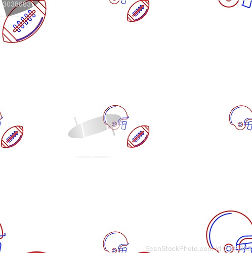 Image of Vector background for American football